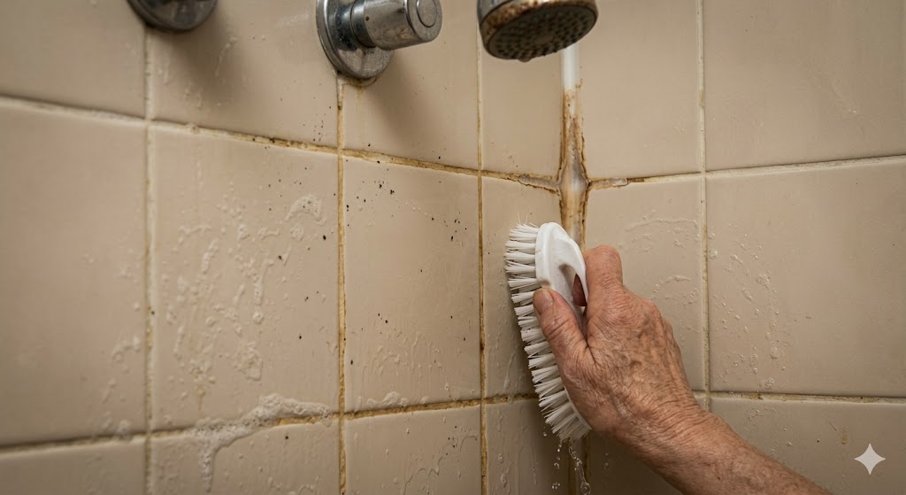 Mühsames Fugenputzen